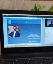 مدرسه بهان، عکس برگزاری جلسه ی آنلاین مدرسه  پسرانه  بهان منطقه 5 با والدین دانش آموزان